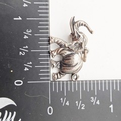 Vintage European 835 Silver Elephant Charm Pendant Good Luck A835 Hallmarked