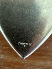 Vintage 1/20 14k Gold-Filled Heart Locket with I Love You