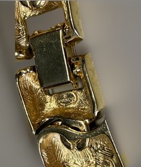 STUNNING VINTAGE ESTATE “S”WAVE LINKS GIVENCHY GOLD Collar Necklace