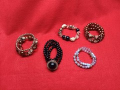 Lot Of 4 Pair Of True One Owner Vintage Stretchy Bracelets