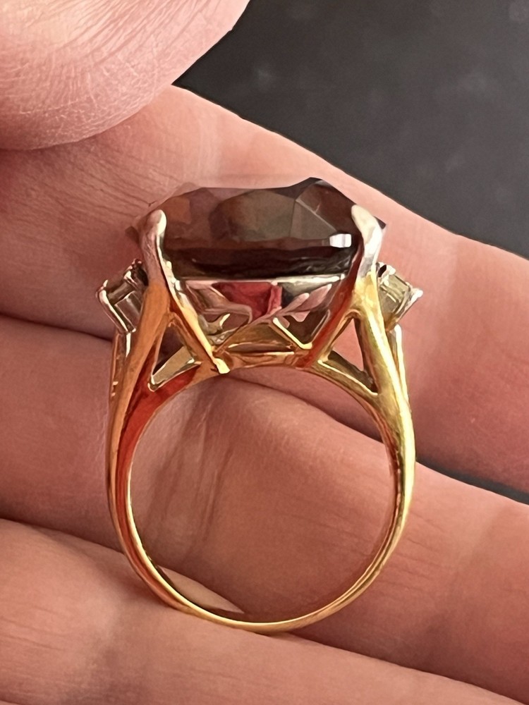 18 Kt GE Gold Electroplated Ring Size