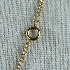 Unsigned Vintage Avon Adventure Pendant Neck Chain Necklace Faux Ivory Tooth