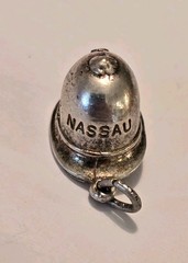Nassau Bahamas Police Hat Charm Pendant Sterling Silver 925
