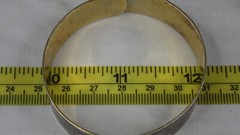 Rare Vintage Silver 875 Niello Bracelet Leaves Swirling Golden Patina Russia