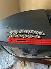 Lisner And Coro Vintage Rhinestone Bracelets For Restoration