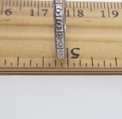 Antique Art Deco 1920’s 18k White Gold Wedding Band **EXCELLENT CONDITION**