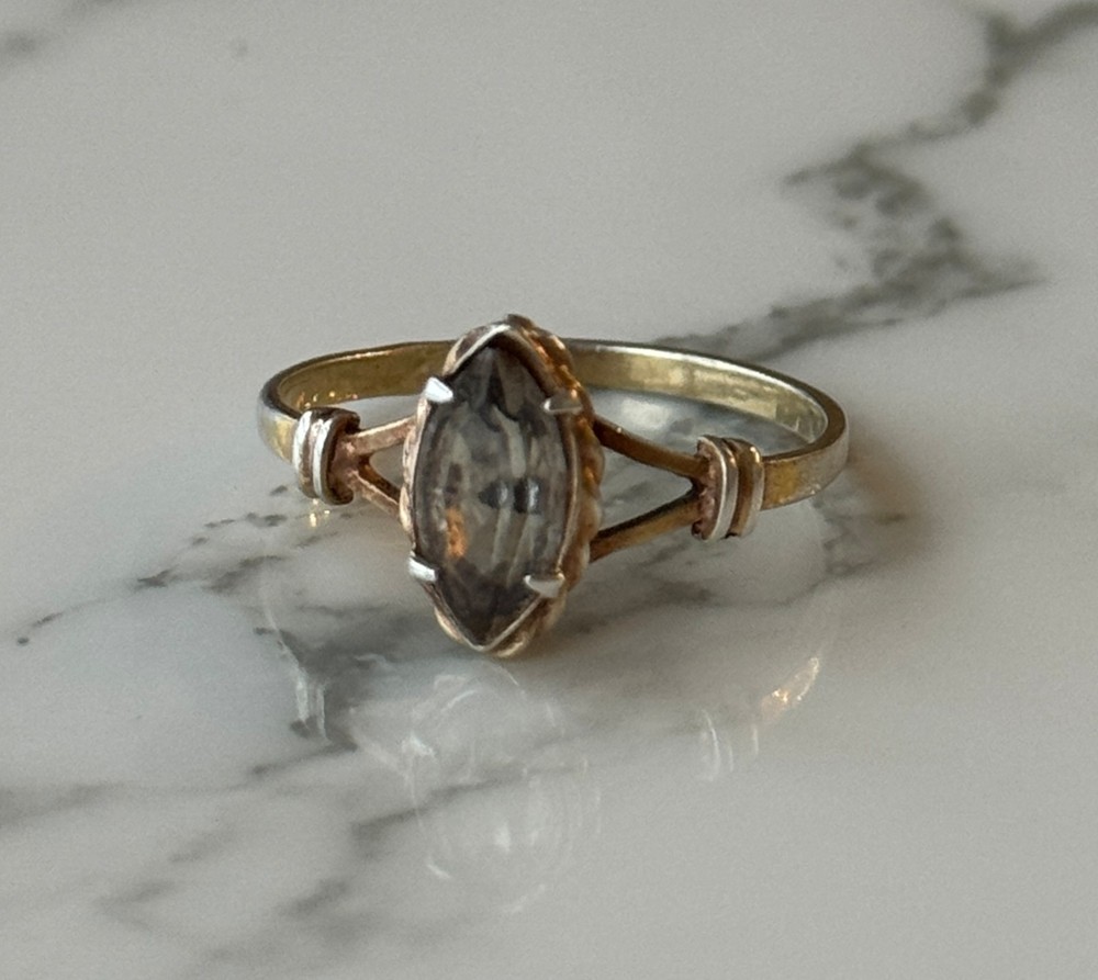 Soviet Women’s Ring Silver 875 Vintage USSR Size 7.5 / 17.75