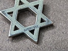 JAMES AVERY 925 STERLING SILVER STAR OF DAVID NECKLACE