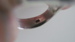 VINTAGE MODERN ART SCUPTURE STERLING RING SIZE 6 3/4″ 9.4 GRAMS