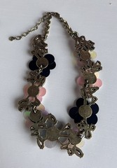 BaubleBar Statement Bib Collar Wildflower Necklace Sequins Jcrew Style H4