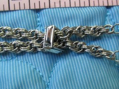 Vintage Ball Tassel Necklace Silver Tone Adjustable Slide 26 Inch bolero style