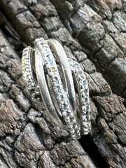 Sif Jakob Sterling Silver Ring Danish Vintage Estate 195