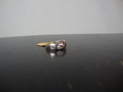 VINTAGE 1970-80 RETRO MOD OPENWORK SLASHES STERLING SILVER STAMPED 925 RING SZ 7