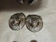 Lot Of 20 Retro Clip On Earrings with assorted Metals And Styles