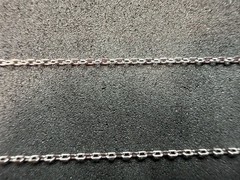 1.23g Vintage Sterling Silver 925 Adjustable Cable Chain Necklace 21 in M