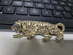 Gerry’s Vintage Jaguar Pin with Blue Stone eye