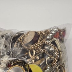 Bag Old Unsearched Jewelry Lot Vintage Estate Find Junk Drawer Aprox 4lb