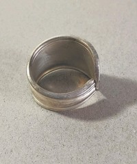 Vintage 1910 Daisy New Daisy Flower Silver Spoon Ring Size 8 International Silve