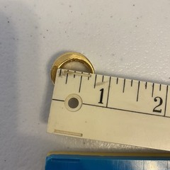 Vintage Unbranded Ring Elizabeth Taylor Inspired GoldTone Crystal Cocktail Party