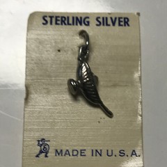 Sterling Silver Vintage Genie Lamp Charm Pendant Apprx 3/4″ Made in USA
