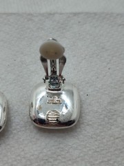 Vintage Carol Lee Faux Pearl Clip On Earrings