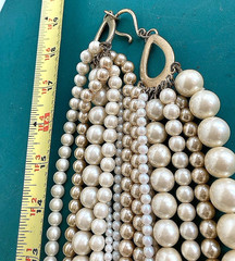 7 Strand Faux Pearl Woman’s Necklace 19″