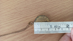 NO TARIFFS Vintage Gold Tone Locket Etched Antique