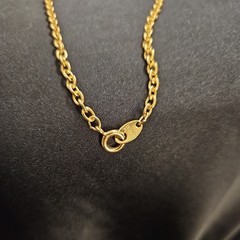 Avon Triple Heart Pendant Gold Tone 30″ Chain Necklace Graduated Open Hearts