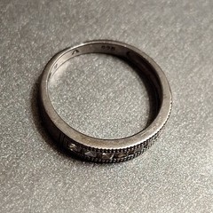 Vintage Designer Sterling Silver & Cubic Zirconia Ring – Size 9 / 2.79 g NP#548
