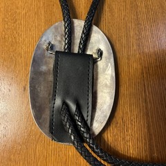 Zuni Bolo Tie, 211 Stones, Larry Moses Begay, Made From Belt Buckle