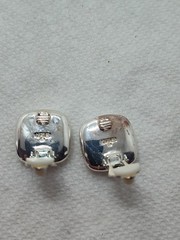 Vintage Carol Lee Faux Pearl Clip On Earrings