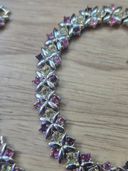 Camrose & Kross JBK J Kennedy Multi-Color Necklace Bracelet Extender Set Box COA