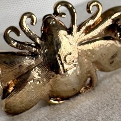 LC Lauren Conrad Gold Bumble Bee Rhinestones Faux Pearl Brooch Pin Jewelry