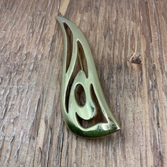 Monet Vintage Abstract Modernist Gold Tone Brooch