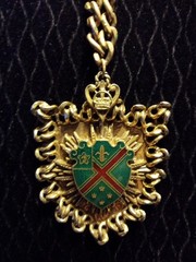 Scottish Enameled Emblem Necklace Antique