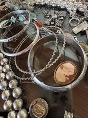 Huge 1,580 Grams VTG Sterling Silver 925 Jewelry Lot Bulk Wear Scrap Repair Sell