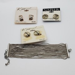 Vintage Assorted Jewelry Lot Sarah Cov Napier Anne Klein Juicy Couture Clip On