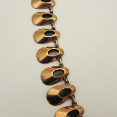 Vintage Renoir Necklace Black Inlay MCM 18 Inch