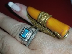 Antique Mexico Engraved Huge Natural Coral Adjustable Ring INCREDIBLE