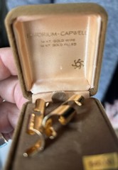 Emporium Capwell Vintage Earrings Jewelry 14 KT Gold Filled And Gold Wired
