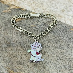 Strawberry Shortcake Bracelet Charm AGC 6.5 in Vintage 1980 Authentic