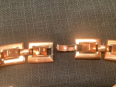 Renoir copper choker necklace, vintage