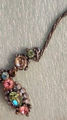 Vintage HOLLYCRAFT Colorful Pastel Necklace 1955