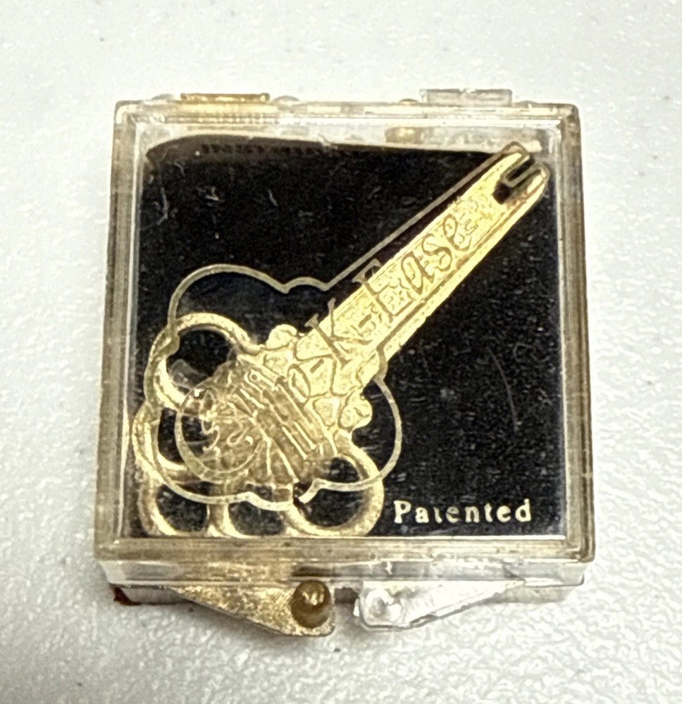 Vintage Clip-K-Ease Key Tool to Adjust Clip-On Earrings Tension in Original Box