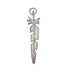 Vintage Sterling Silver 925 Feather Charm