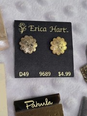 Vintage 80s 90s Earrings Lot 10 Pairs Pierced New Napier Claiborne 14K GF Pakula