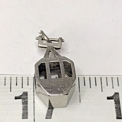 Sterling silver Gondola Ski Lift charm (Y62)