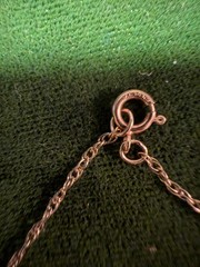 Vintage SOLID 14KT Gold Stamped 18″ Necklace Chain 0.8 Gram