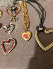 Mixed lot Of Valentine’s Heart Brooches Bracelet Necklace 2 Alex And Ani