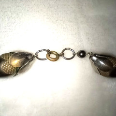 VTG Art Deco Necklace Machine Age Botanical German Modernist J. Bengel School